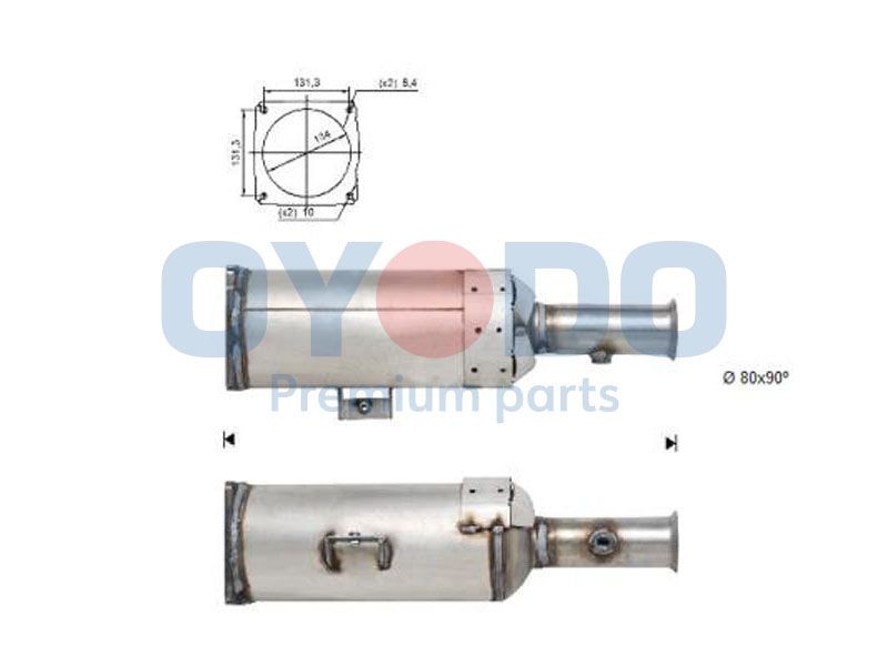 Oyodo Partikelfilter Varenummer: 20N0103-OYO billige