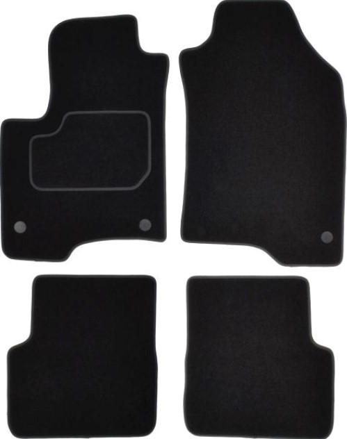 CUSTOPOL FIA260C Floor mats STILO 1.9 JTD 140 PS Diesel 2010