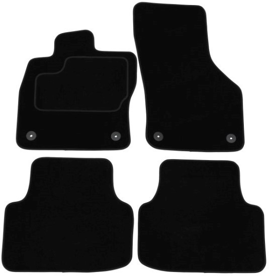 CUSTOPOL SKO86C Bilmåtter OCTAVIA 2.0 TSI RS 245 HK Benzin