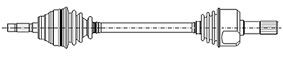 METELLI Drive shaft Article number: 17-0783 cheaply