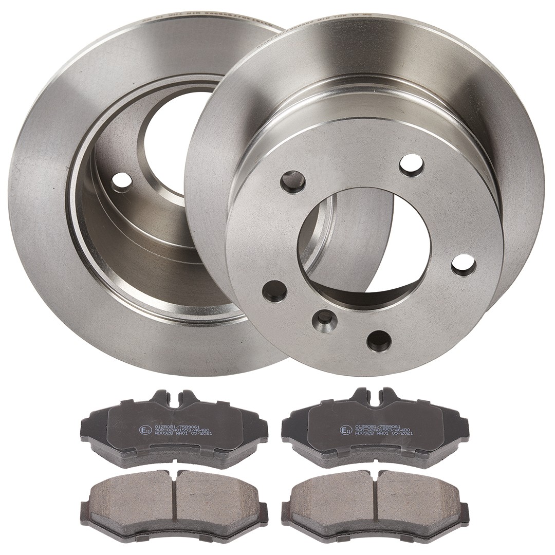 RIDEX Brake discs and pads set Article number: 3405B1817 cheaply