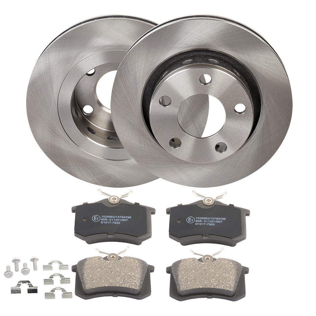 RIDEX Brake discs and pads set Article number: 3405B1835 cheaply