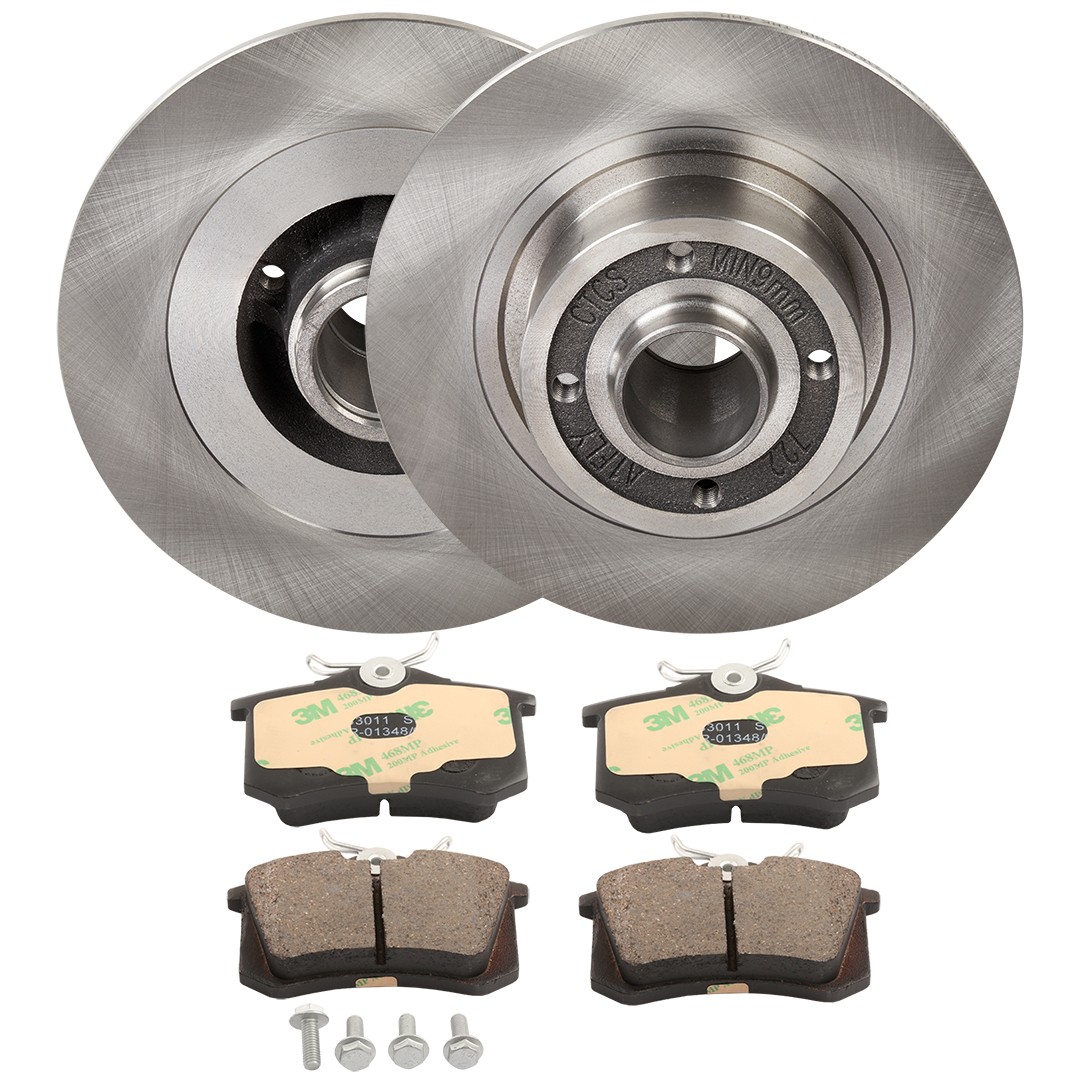 RIDEX Brake discs and pads set Article number: 3405B1851 cheaply