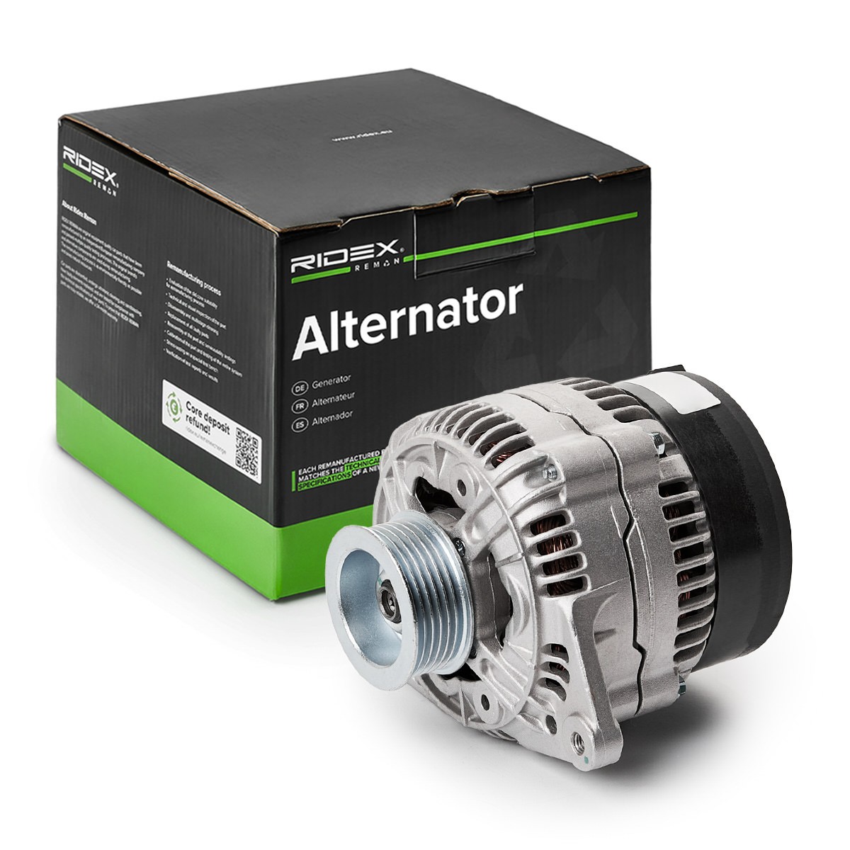RIDEX REMAN Generator Varenummer: 4G1008R billige