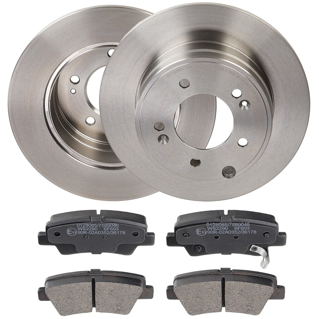 RIDEX Brake discs and pads set Article number: 3405B1897 cheaply