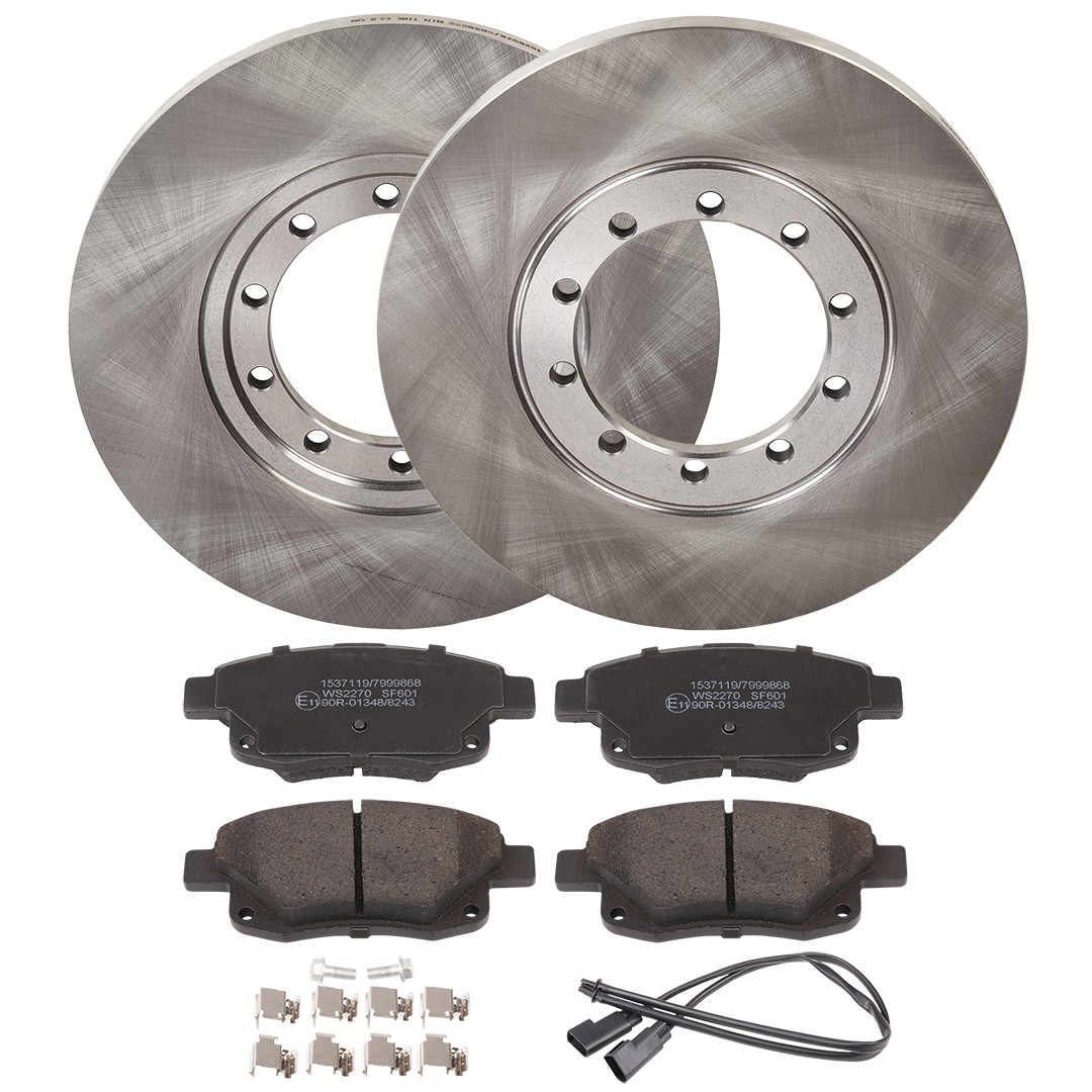 RIDEX Brake discs and pads set Article number: 3405B1898 cheaply