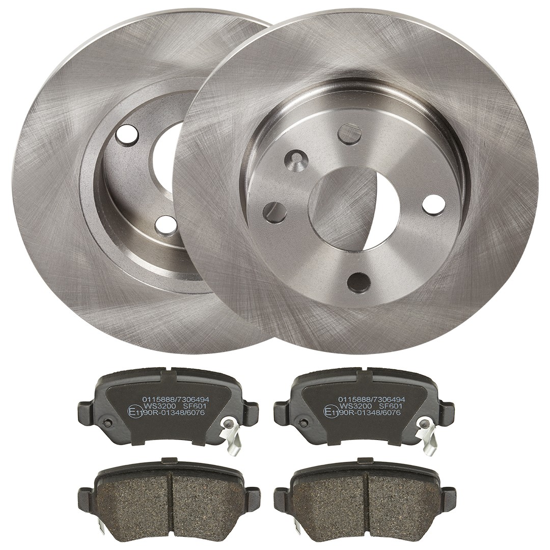 RIDEX Brake discs and pads set Article number: 3405B1910 cheaply
