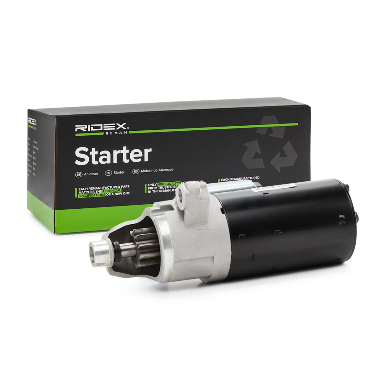 RIDEX REMAN Starter motor Article number: 2S1294R cheaply