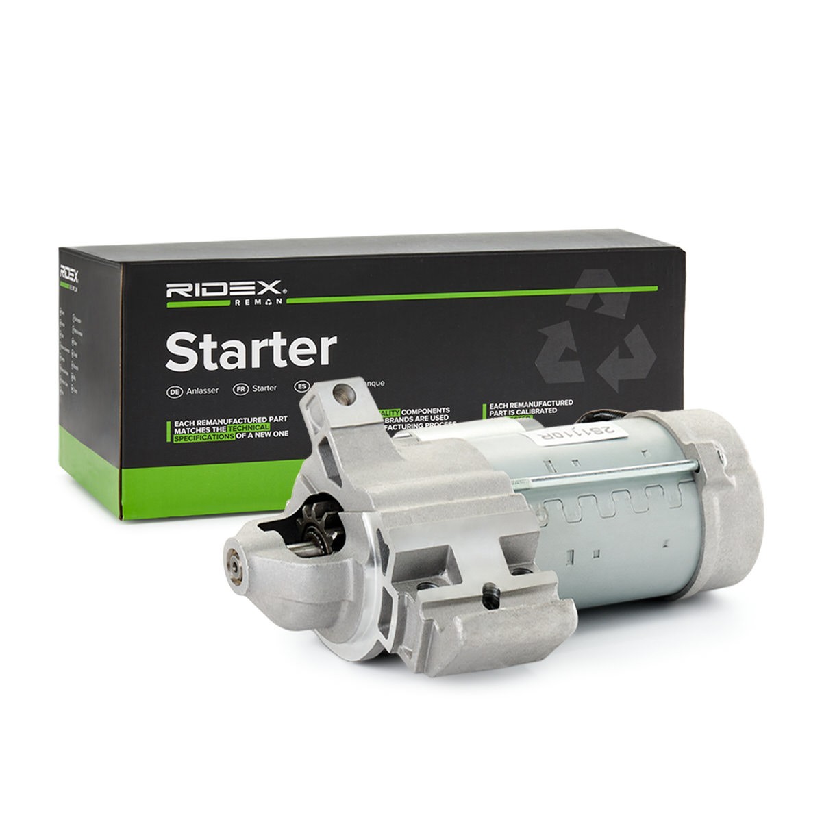 RIDEX REMAN Starter motor Article number: 2S1110R cheaply