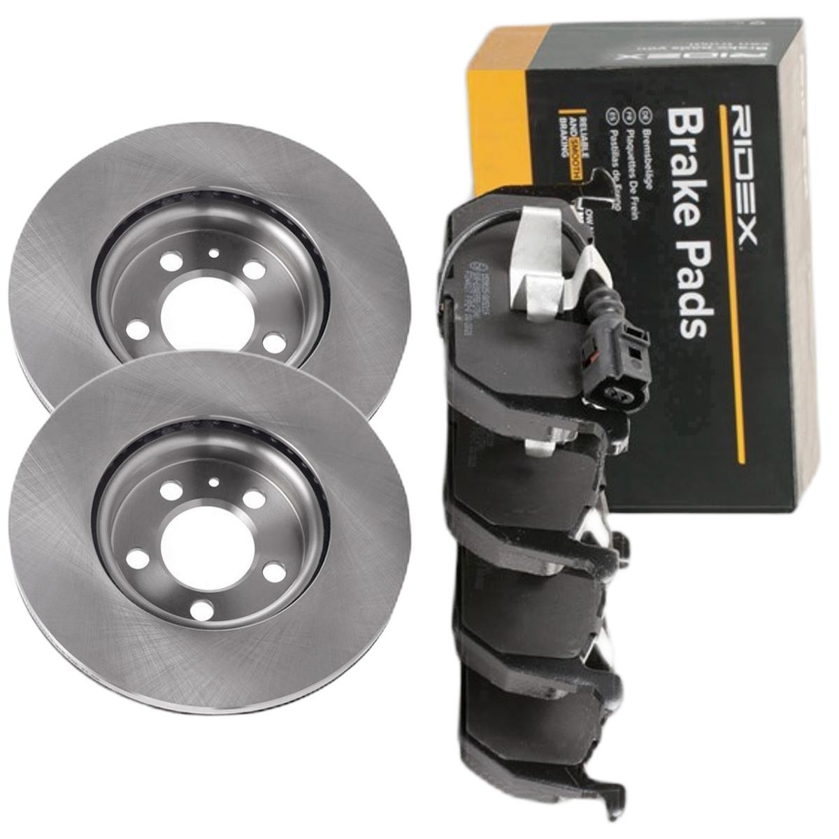 RIDEX Brake discs and pads set Article number: 3405B2021 cheaply
