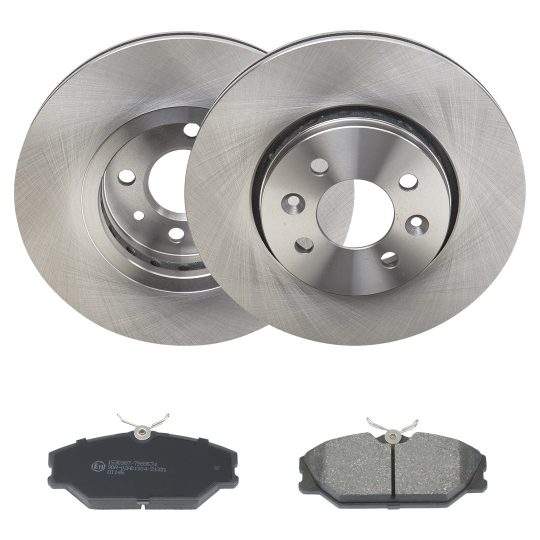 RIDEX Brake discs and pads set Article number: 3405B2052 cheaply