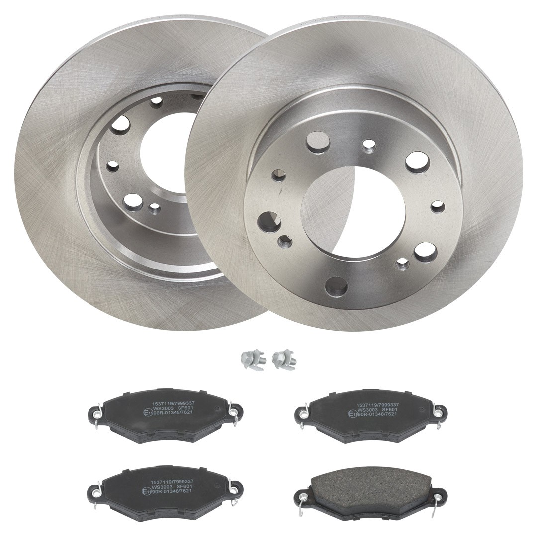 RIDEX Brake discs and pads set Article number: 3405B2055 cheaply