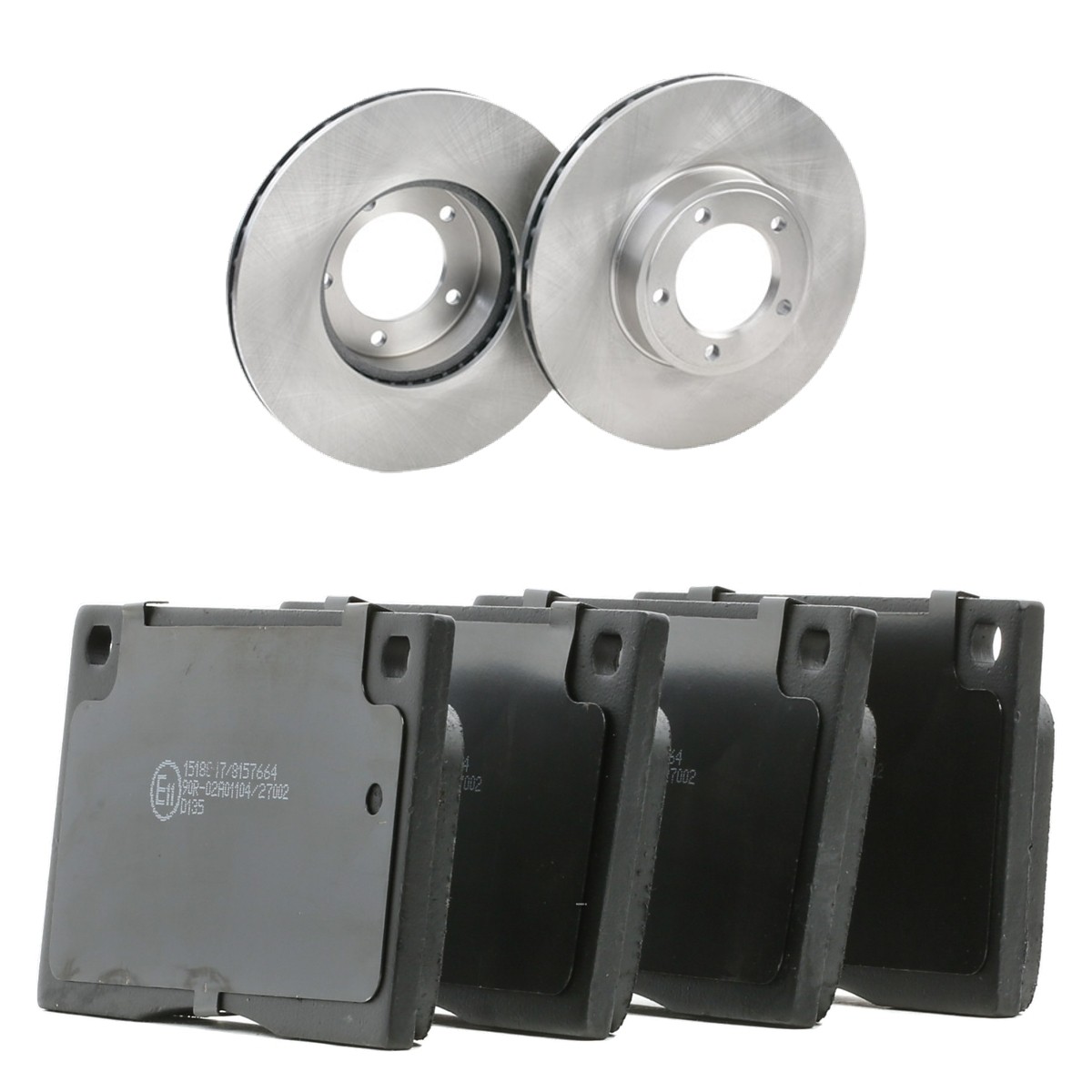 RIDEX Brake discs and pads set Article number: 3405B2095 cheaply