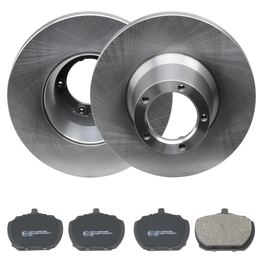 RIDEX Brake discs and pads set Article number: 3405B2103 cheaply