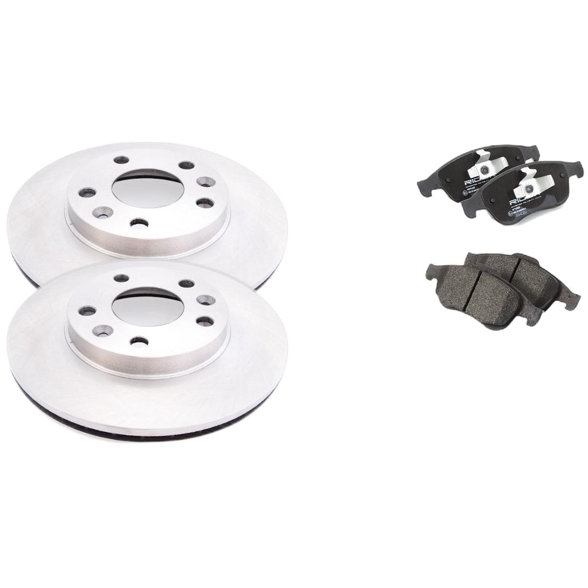 RIDEX Brake discs and pads set Article number: 3405B2139 cheaply