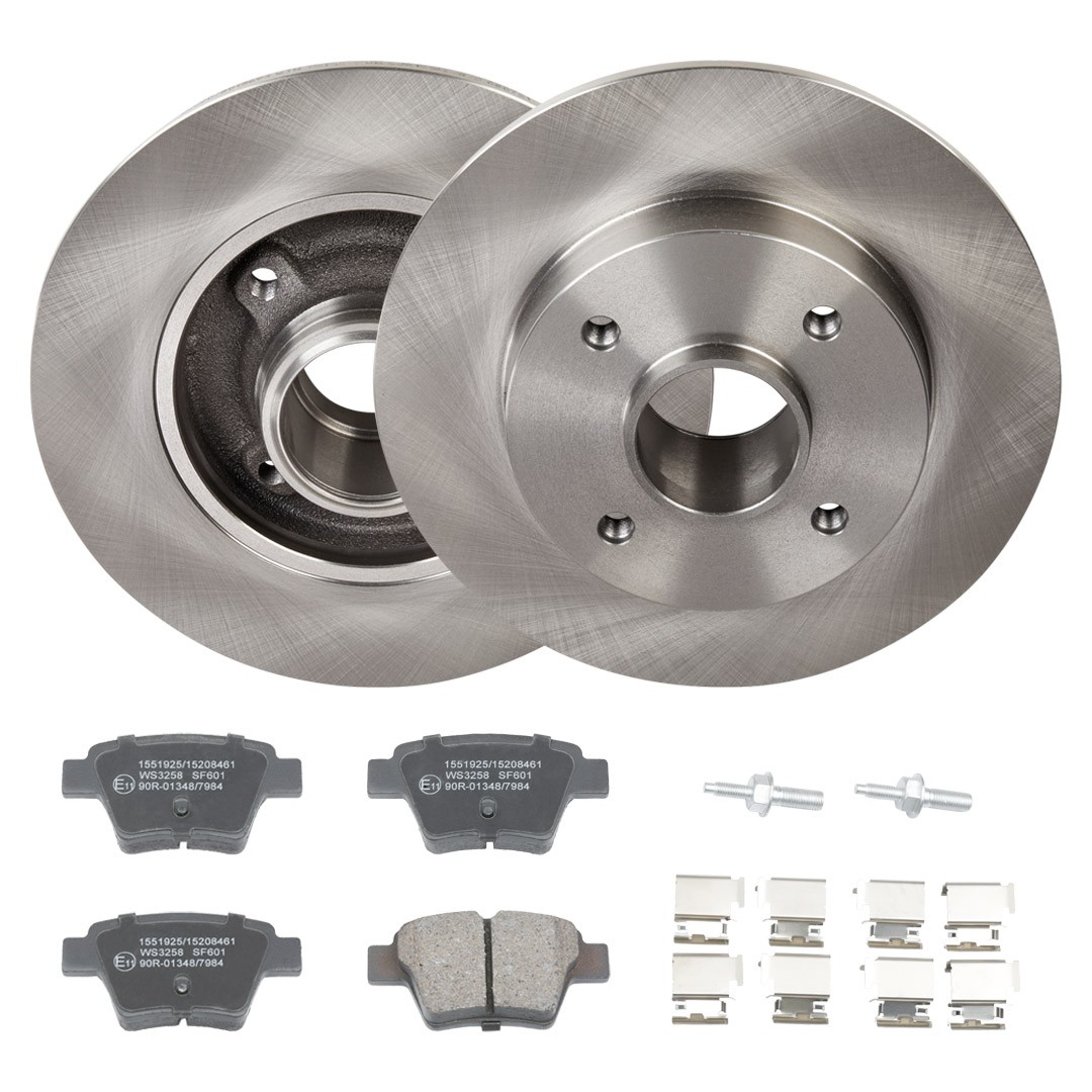 RIDEX Brake discs and pads set Article number: 3405B2158 cheaply