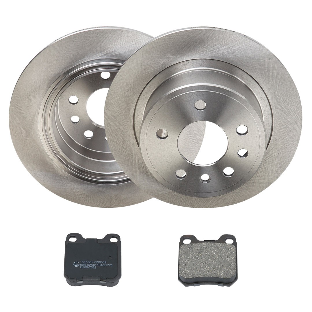 RIDEX Brake discs and pads set Article number: 3405B2162 cheaply