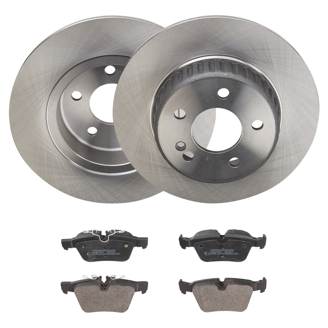 RIDEX Brake discs and pads set Article number: 3405B2170 cheaply