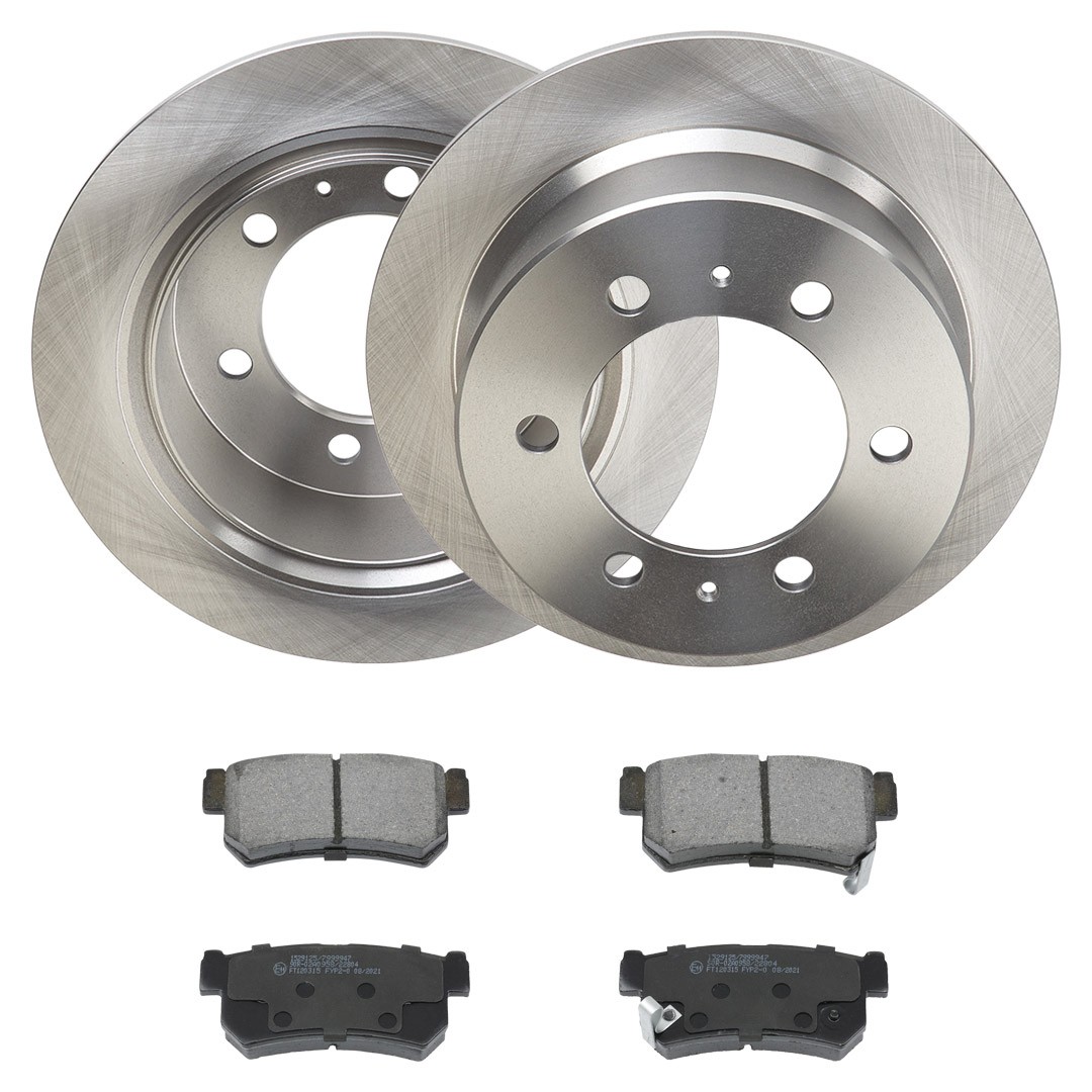 RIDEX Brake discs and pads set Article number: 3405B2171 cheaply