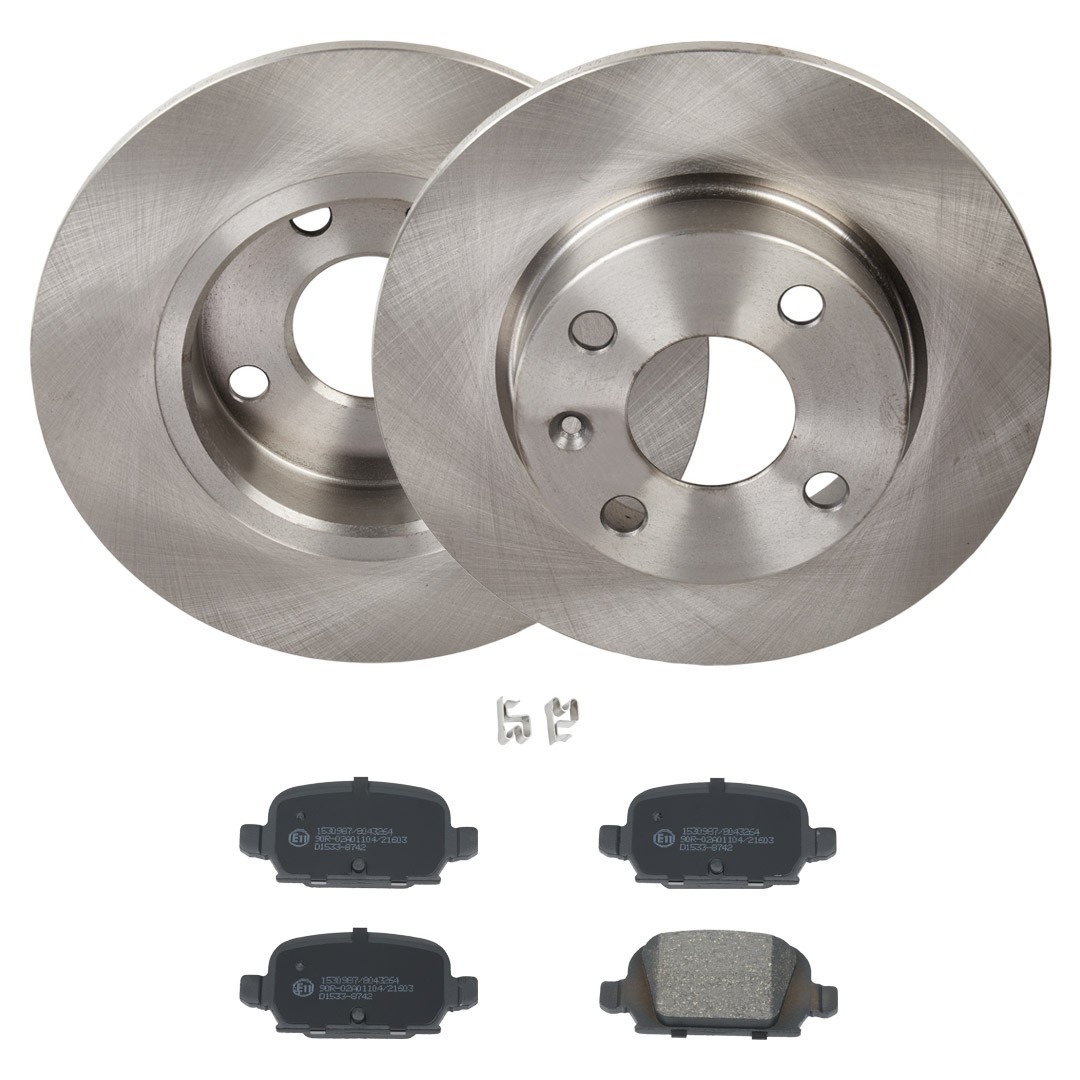 RIDEX Brake discs and pads set Article number: 3405B2172 cheaply