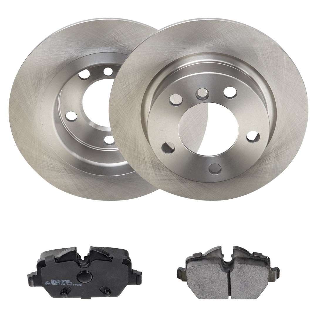 RIDEX Brake discs and pads set Article number: 3405B2198 cheaply