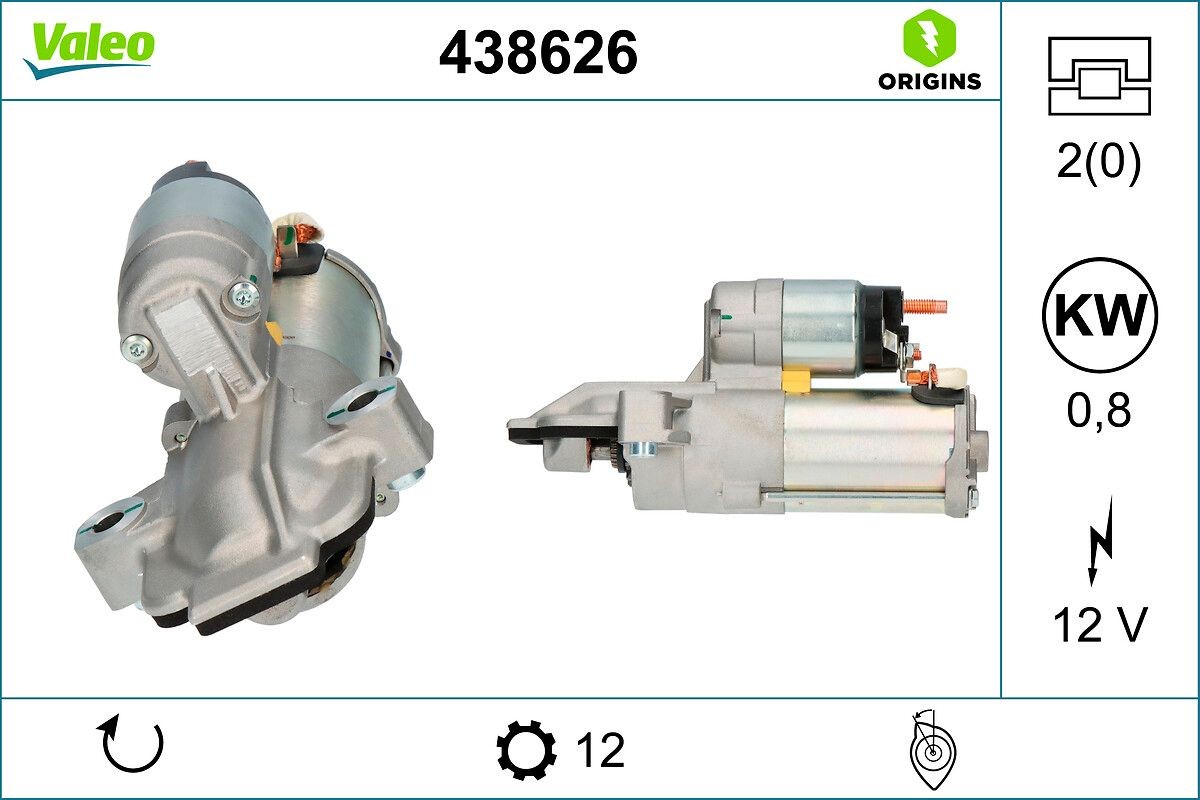 VALEO Starter Varenummer: 438626 billige
