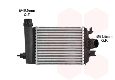 VAN WEZEL Intercooler Varenummer: 43014706 billige