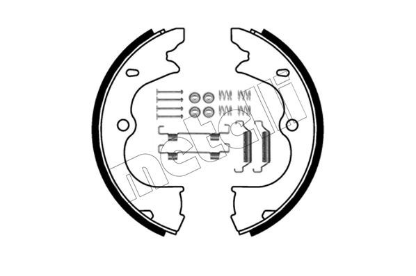 METELLI Handbrake shoes Article number: 53-0743K cheaply