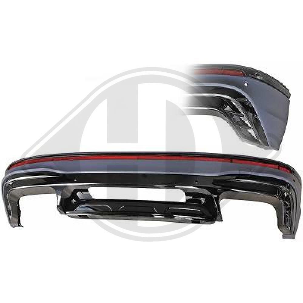 DIEDERICHS 2257355 Galinis bamperis TIGUAN 2.0 TSI 4motion 180 AG benzinas