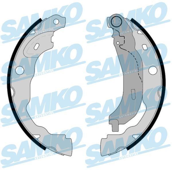 SAMKO Brake Shoe Set Article number: 81216 cheaply