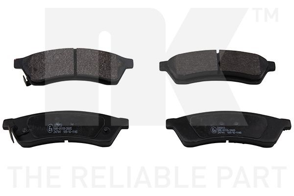 NK Brake pad set Article number: 225013 cheaply
