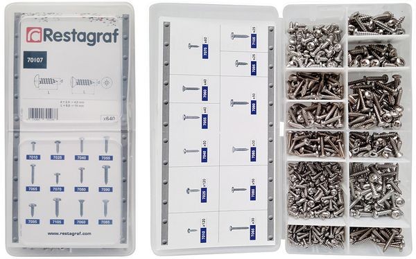 RESTAGRAF Screws Assortment Article number: 70107 cheaply
