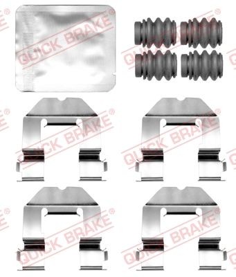 QUICK BRAKE 109-0162 Lisakomplekt, ketaspiduriklotsid SUPRA 3.0 (DB01, DB02, DB03) 387 HP Bensiin