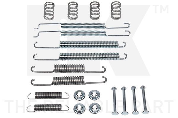 NK 7947726 Tilbehørssæt, bremsebakker CADDY 1.6 75 HK Benzin 2000