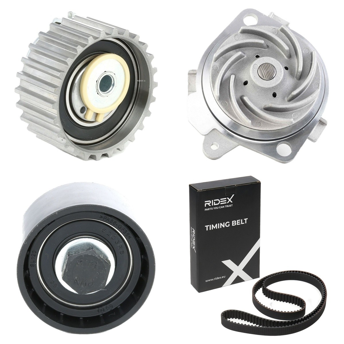 RIDEX Water pump and timing belt kit Article number: 3096W0518 cheaply