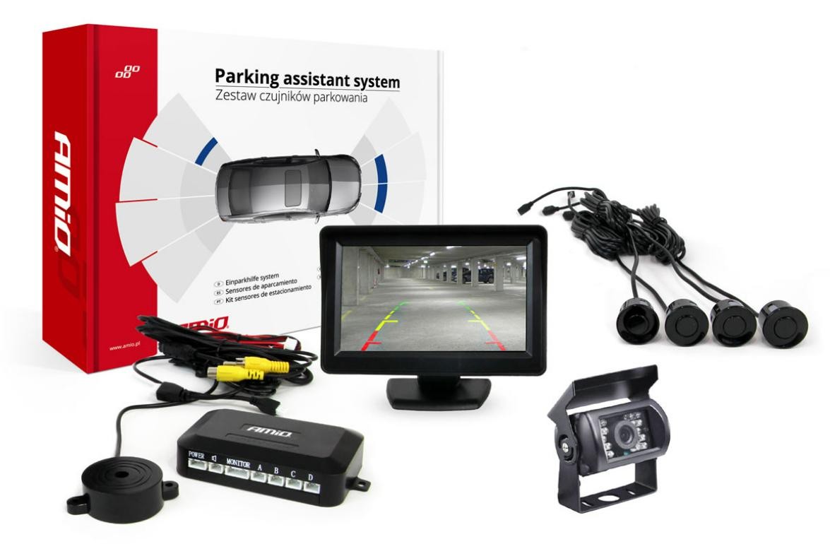 AMiO Parking sensors kit GOLD Article number: 02670 cheaply