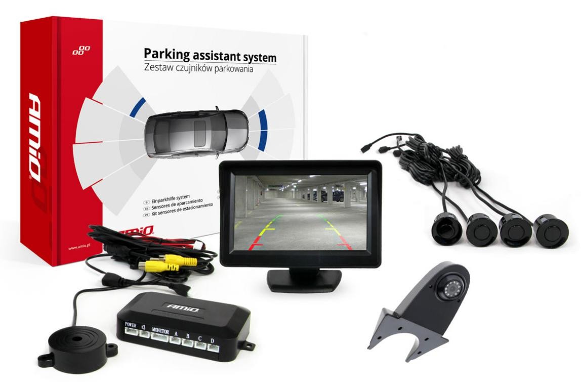 AMiO Parking sensors kit GOLD Article number: 02671 cheaply