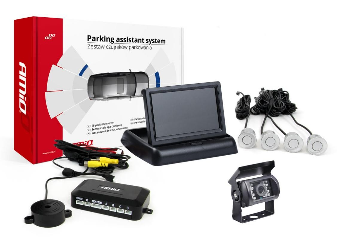 AMiO Parking sensors kit GOLD Article number: 02672 cheaply