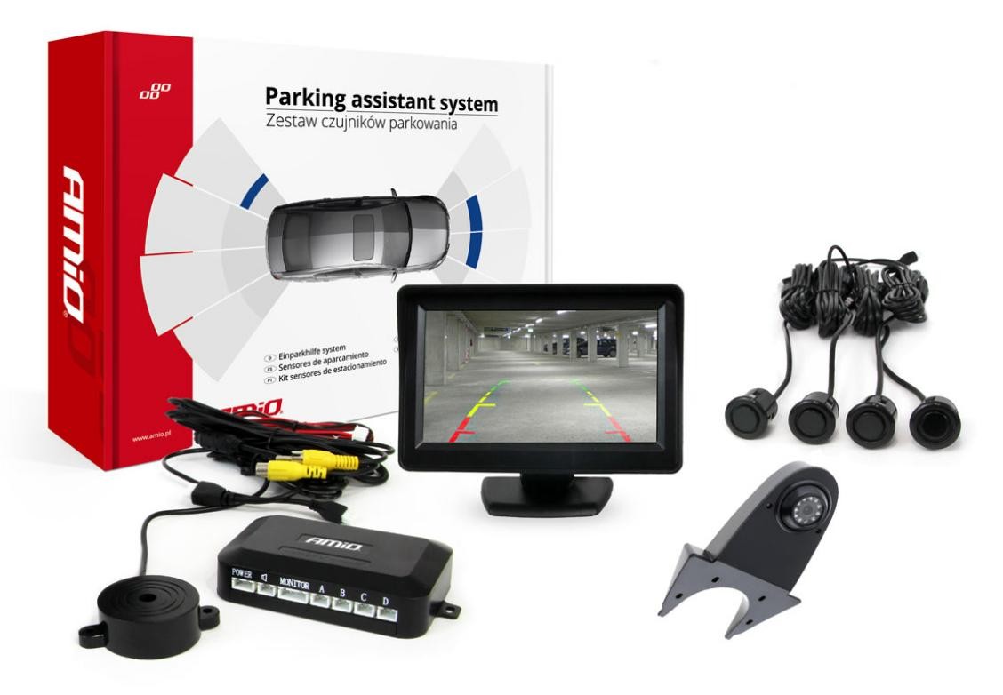AMiO Parking sensors kit GOLD Article number: 02673 cheaply