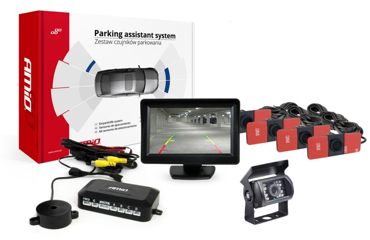 AMiO Parking sensors kit Article number: 02674 cheaply