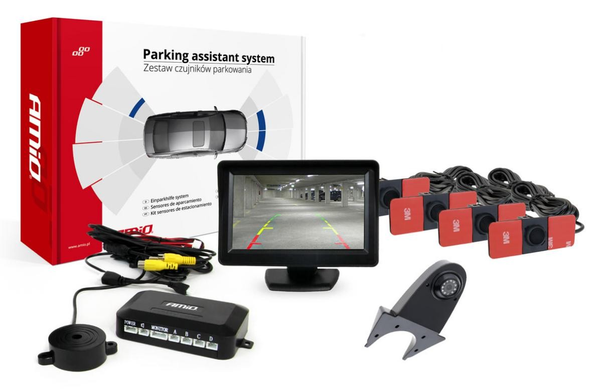 AMiO Parking sensors kit Article number: 02675 cheaply
