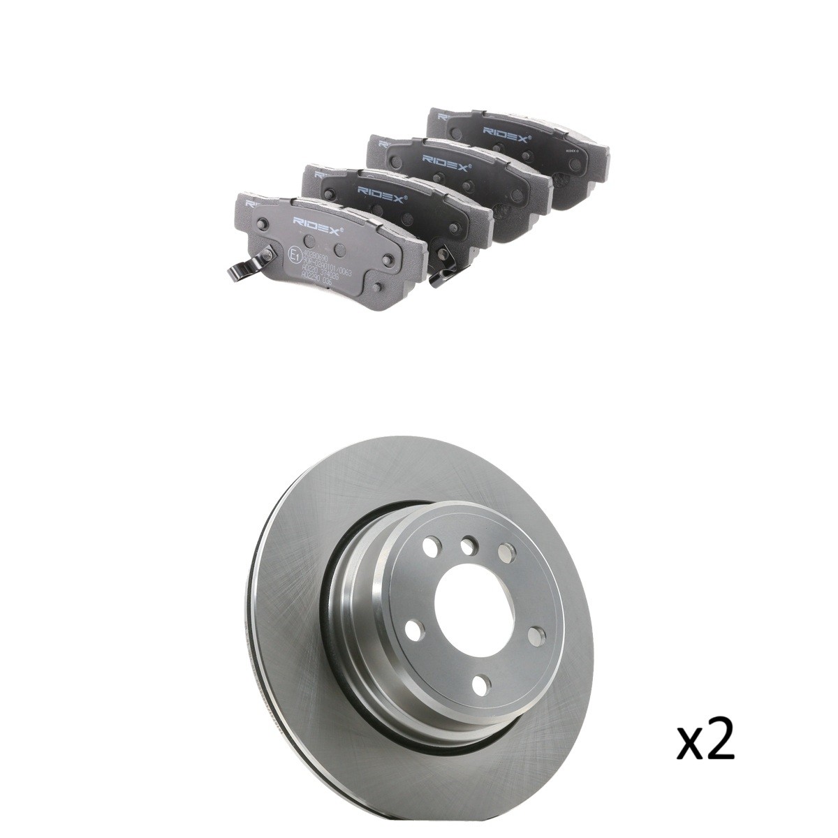 RIDEX Kit dischi e pastiglie Numero articolo: 3405B2214 poco costoso