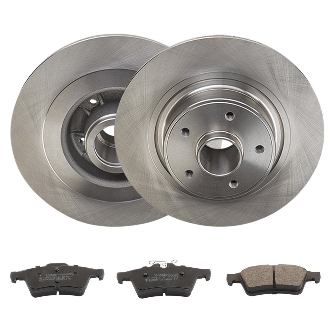 RIDEX Brake discs and pads set Article number: 3405B2349 cheaply