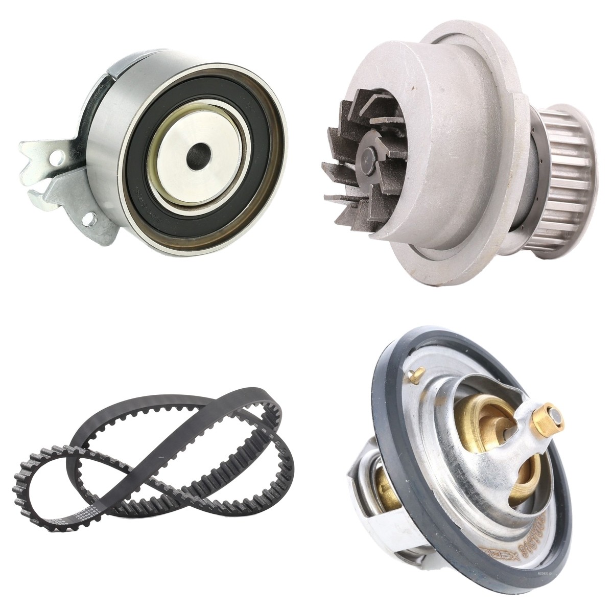 RIDEX Water pump and timing belt kit Article number: 3096W0606 cheaply