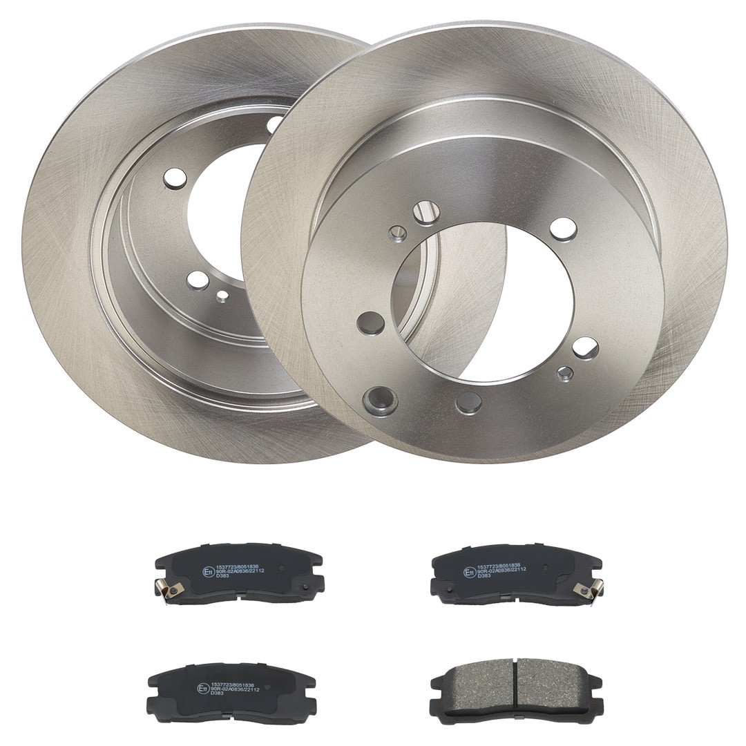 RIDEX Brake discs and pads set Article number: 3405B2391 cheaply