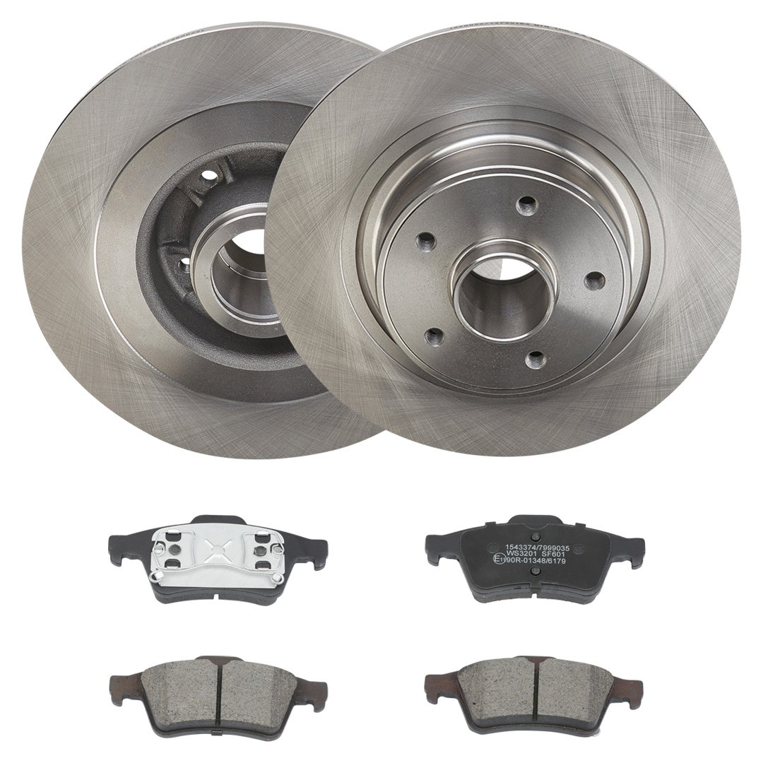 RIDEX Brake discs and pads set Article number: 3405B2451 cheaply