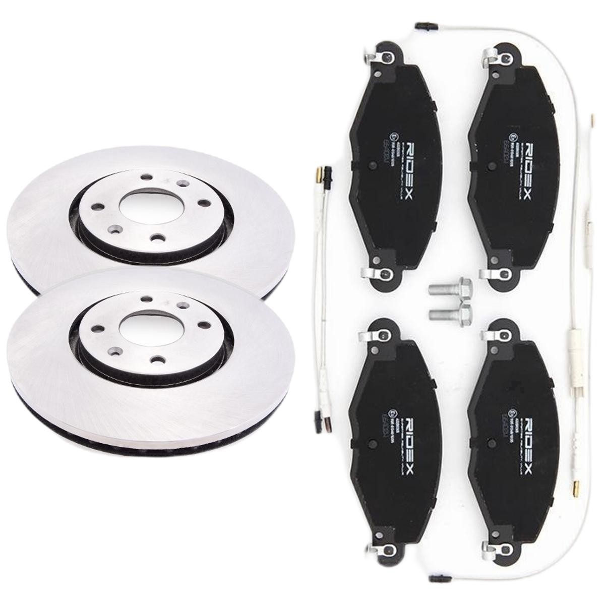 RIDEX Brake discs and pads set Article number: 3405B2561 cheaply