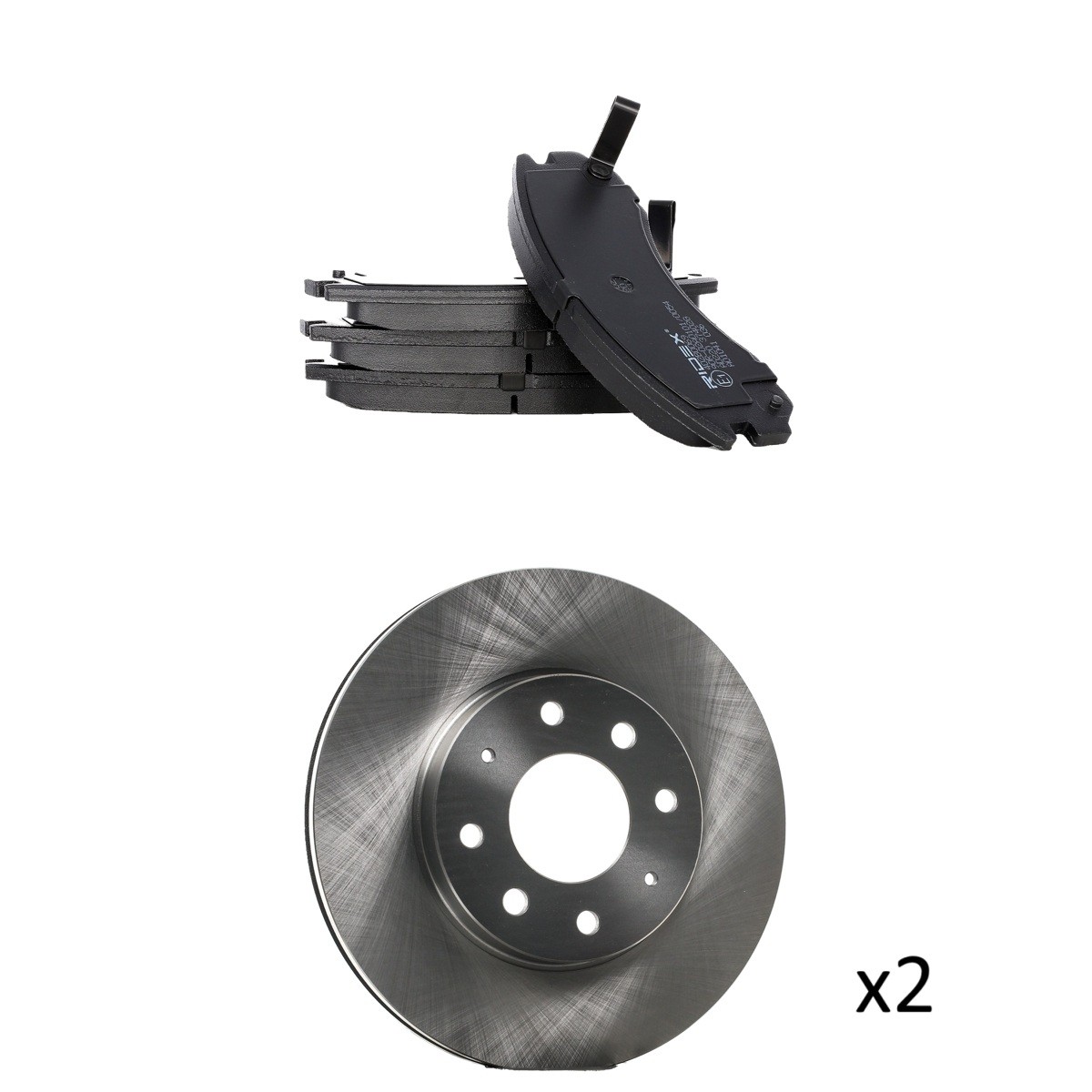 RIDEX Brake discs and pads set Article number: 3405B2596 cheaply