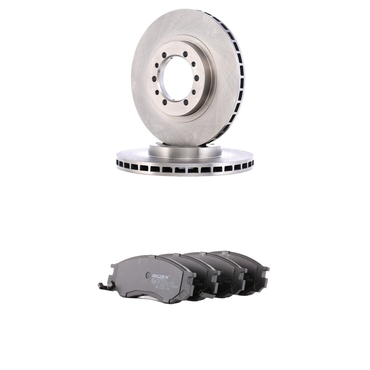 RIDEX Bremseskiver og klodser Varenummer: 3405B2902 billige