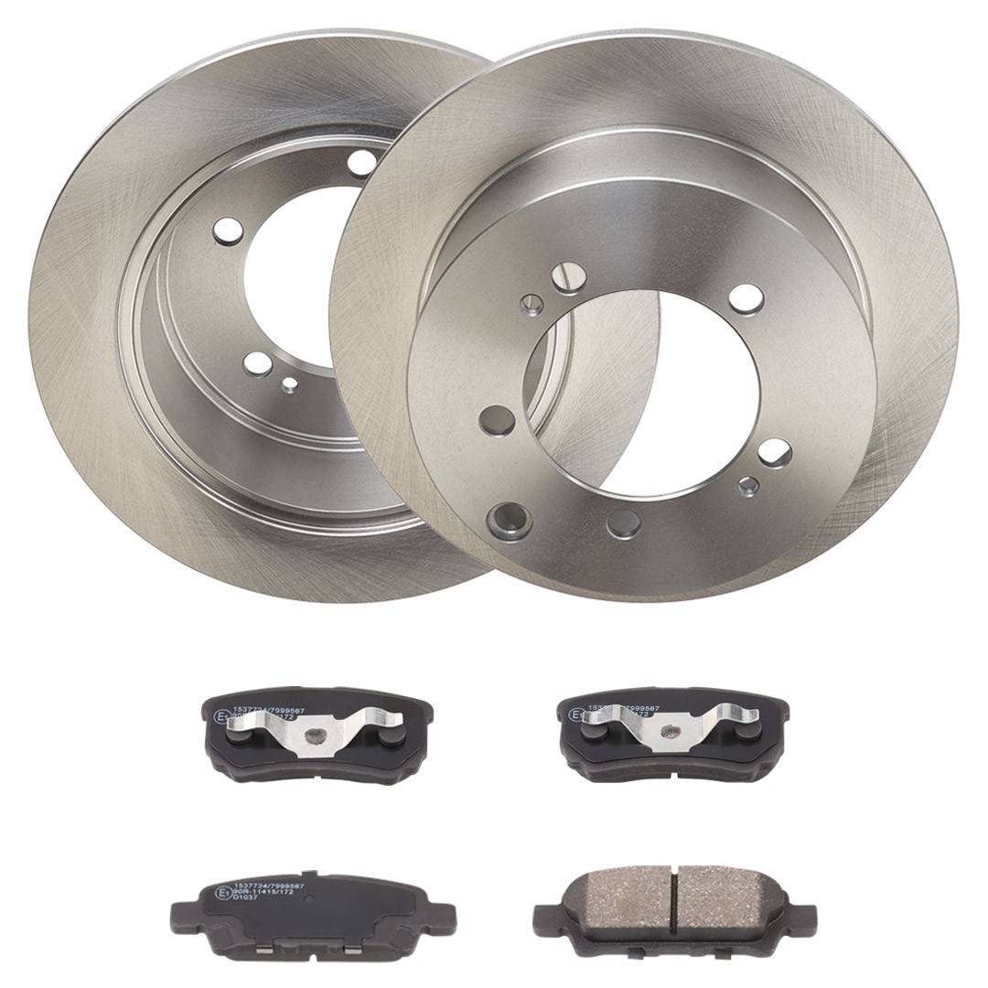 RIDEX Brake discs and pads set Article number: 3405B3335 cheaply